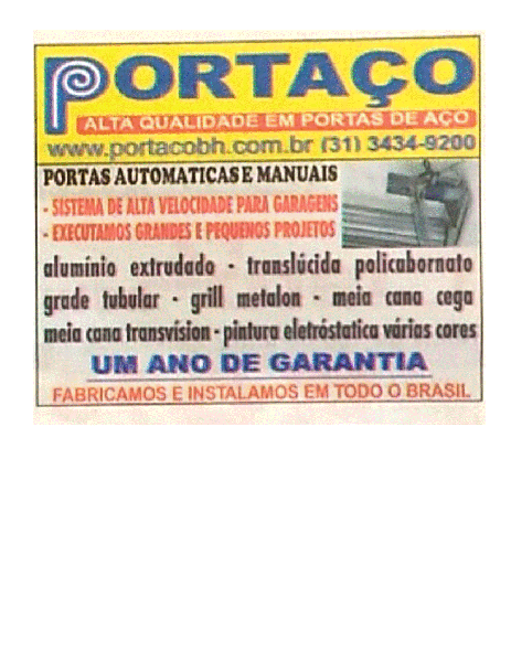 PORTA DE AÇO - PORTAÇO