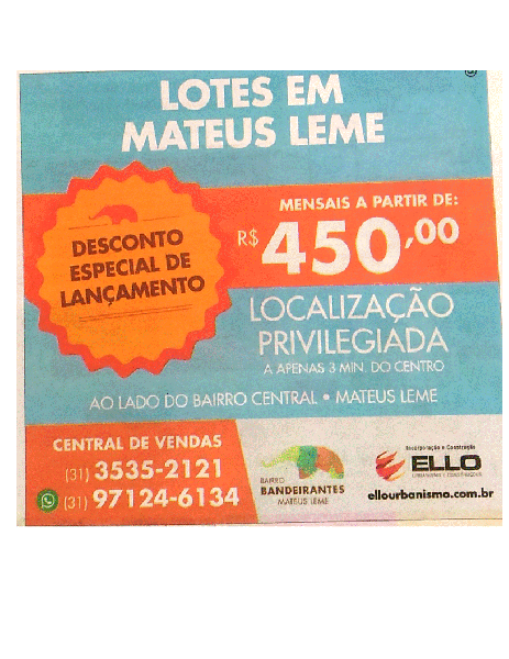 LOTES EM MATEUS LEMES